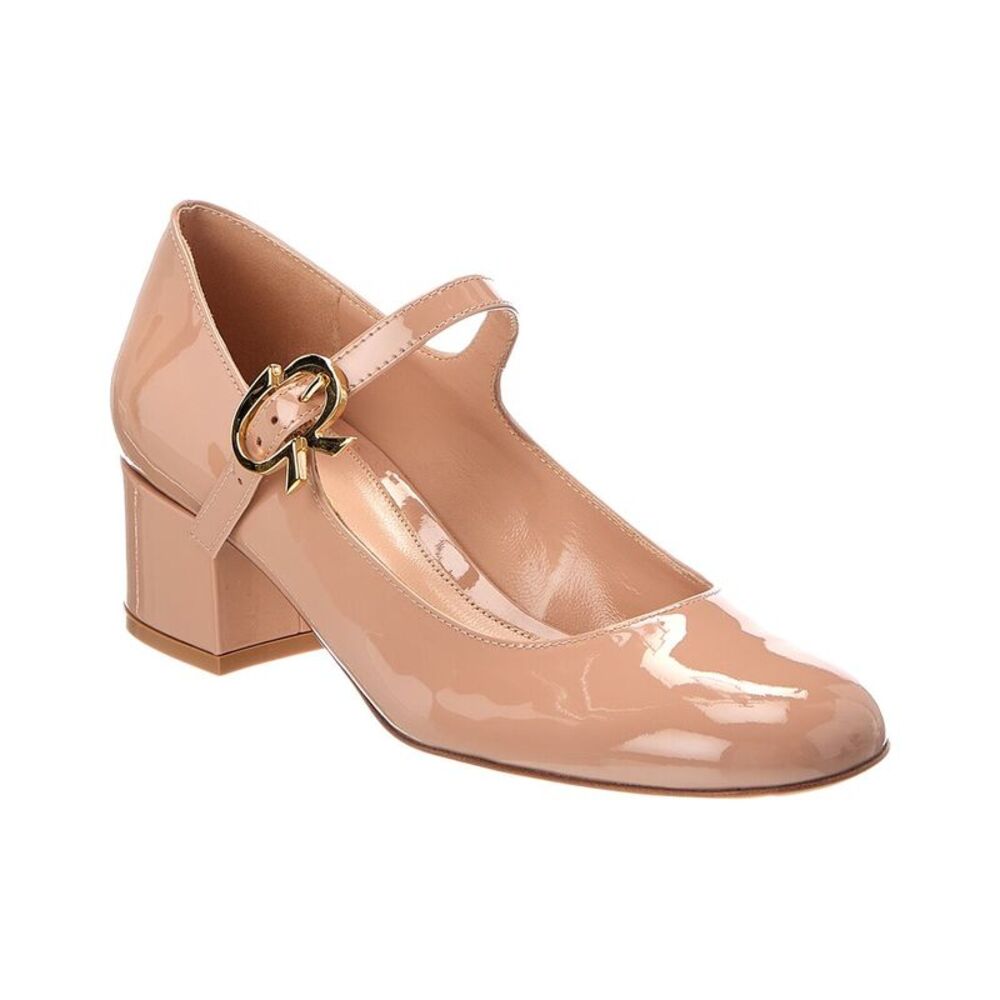 Gianvito Rossi Patent Pump, Beige